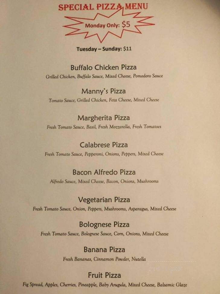 Cameron's On The Green - East Bridgewater, MA menu_pic