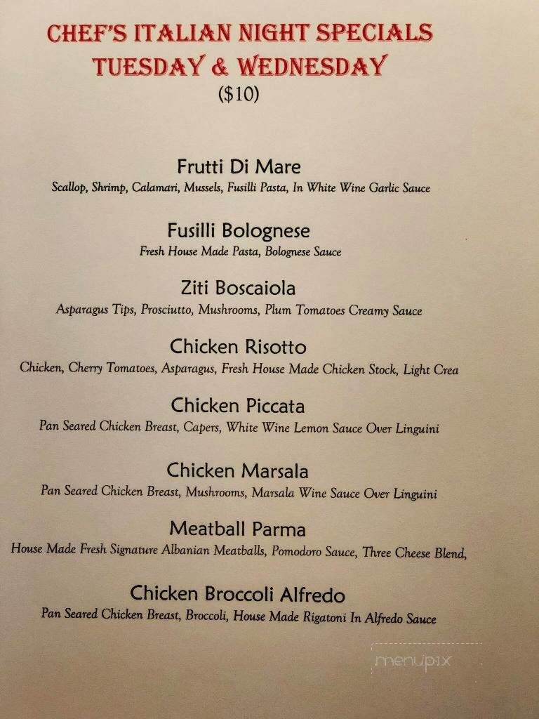 Cameron's On The Green - East Bridgewater, MA menu_pic