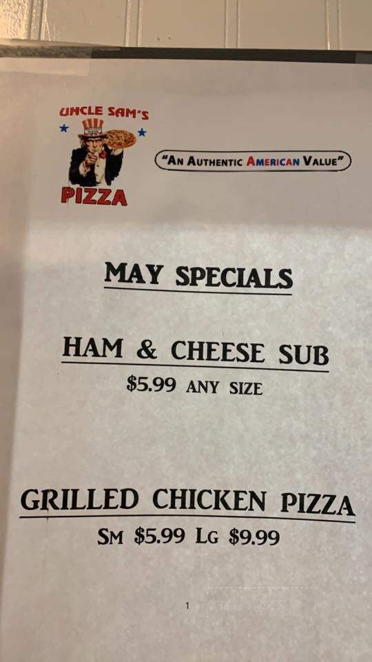 Uncle Sam's Pizza - East Brookfield, MA