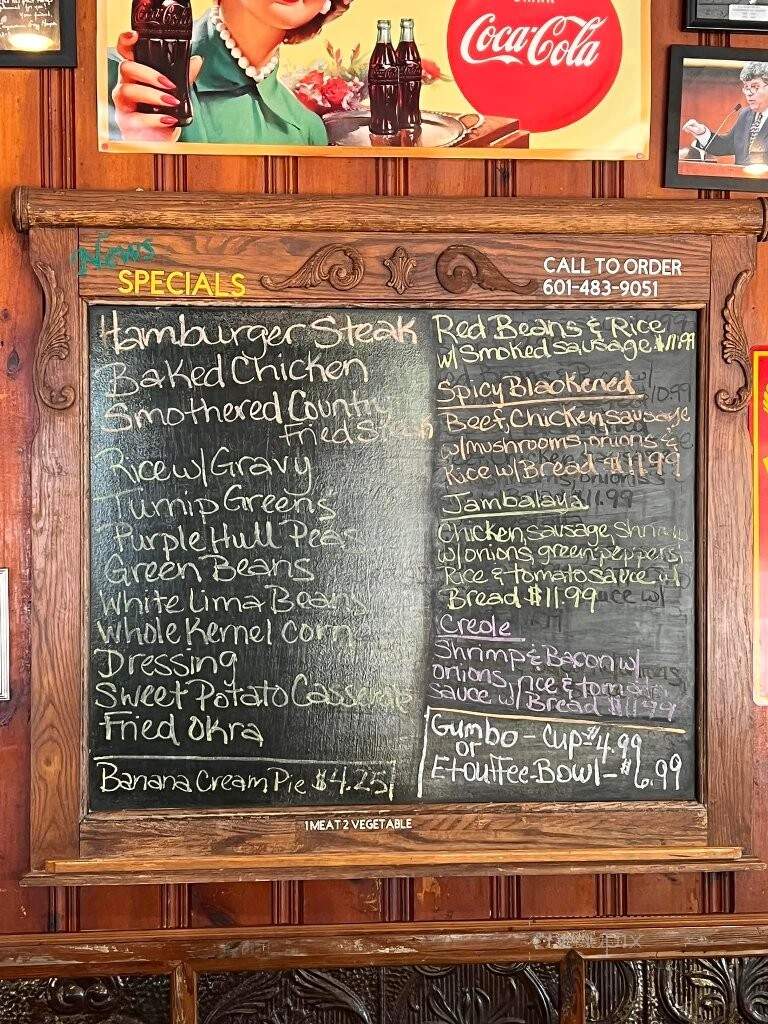 New's Restaurant - Meridian, MS menu_pic