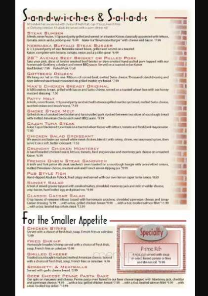 Dusters - Columbus, NE menu_pic