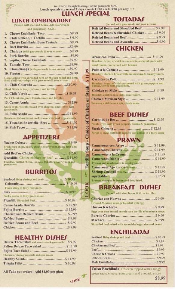 La Fiesta - Fallon, NV menu_pic