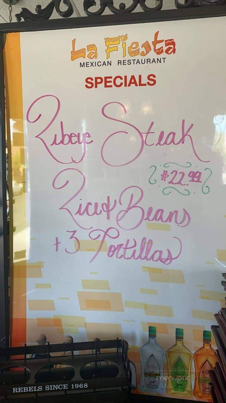 La Fiesta - Fallon, NV menu_pic