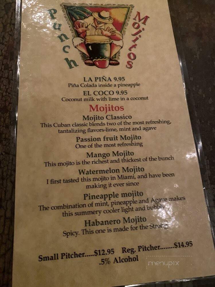 Cuban Petes - Montclair, NJ menu_pic