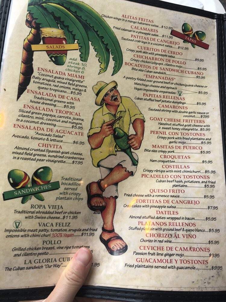 Cuban Petes - Montclair, NJ menu_pic