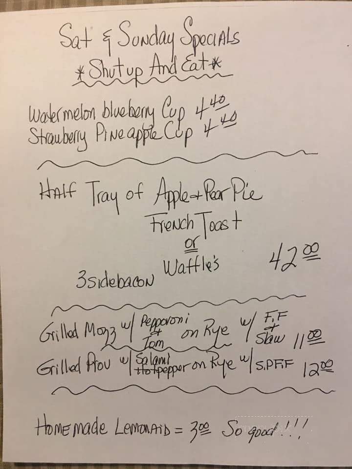 Shut Up & Eat - Toms River, NJ menu_pic