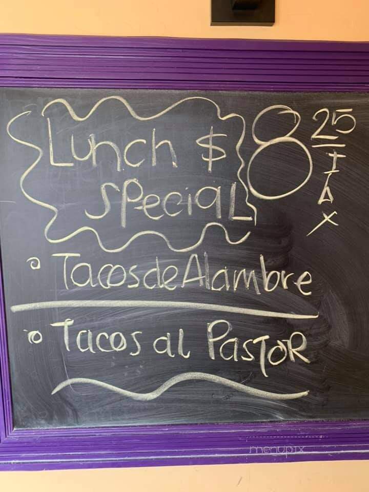 Delicias Cafe - Las Cruces, NM menu_pic