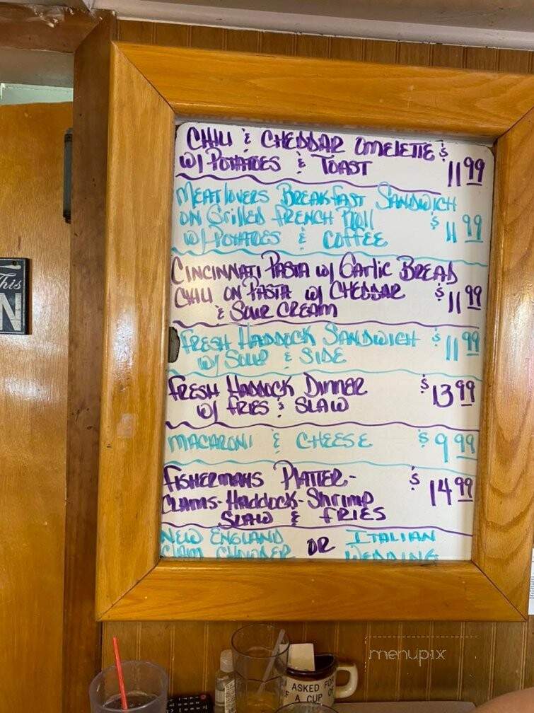 Charlie's Place - Clinton, NY menu_pic