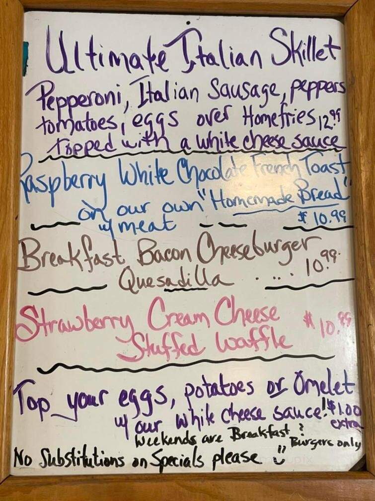 Charlie's Place - Clinton, NY menu_pic