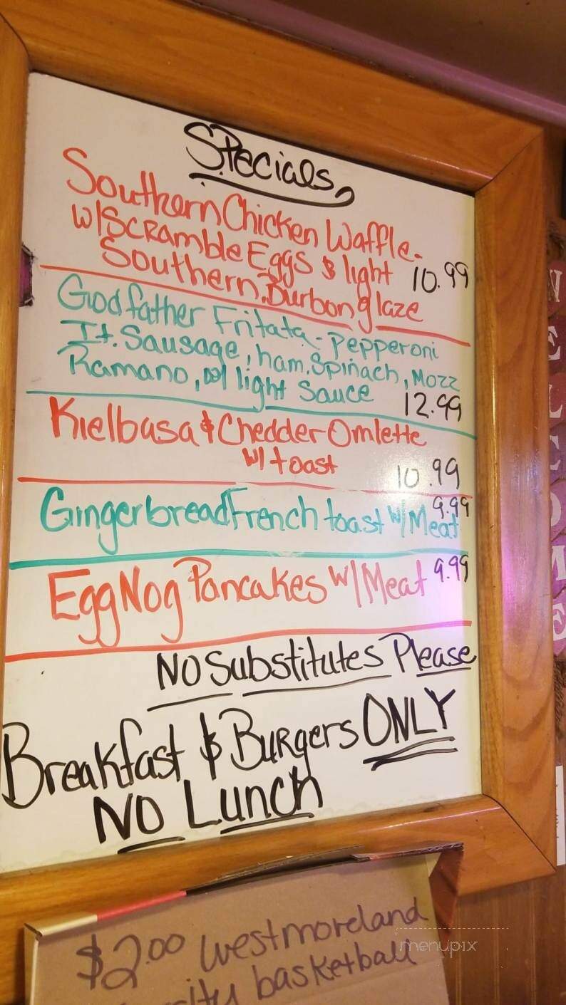Charlie's Place - Clinton, NY menu_pic