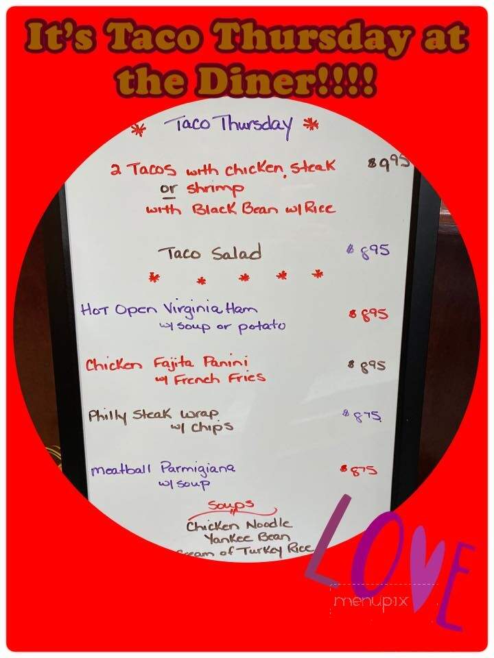 Dietz Stadium Diner - Kingston, NY menu_pic