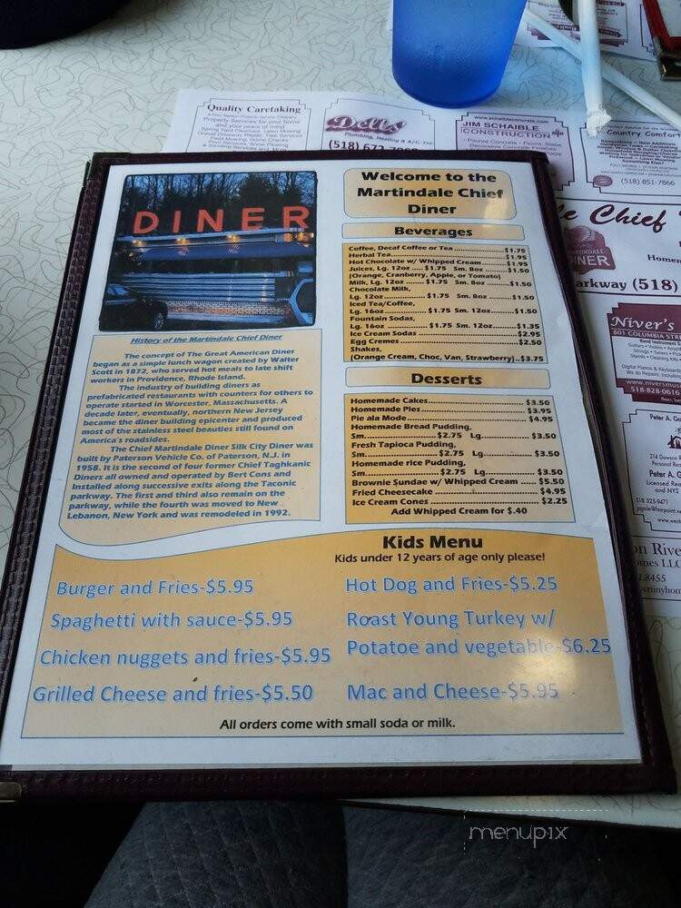 Martindale Chief Diner - Craryville, NY