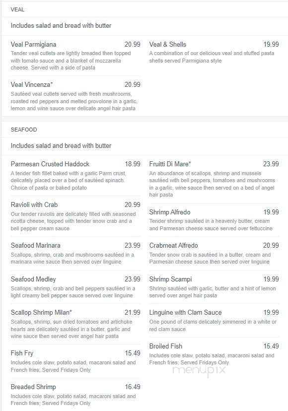 Pasquale's - East Aurora, NY menu_pic