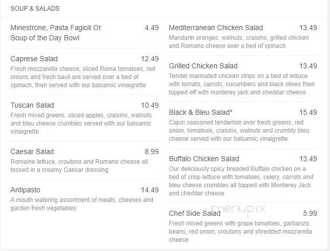 Pasquale's - East Aurora, NY menu_pic