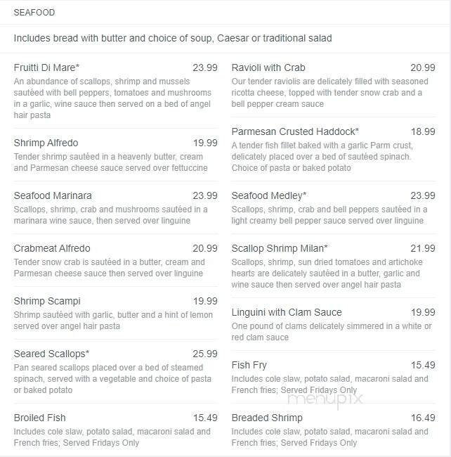 Pasquale's - East Aurora, NY menu_pic