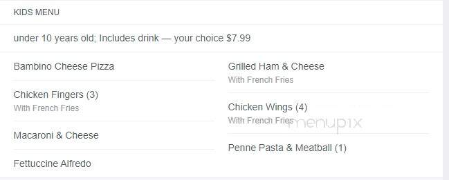 Pasquale's - East Aurora, NY menu_pic