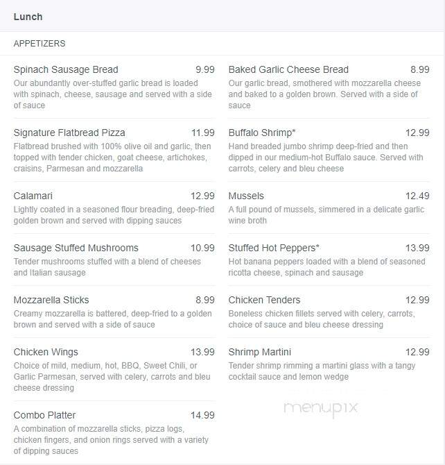 Pasquale's - East Aurora, NY menu_pic