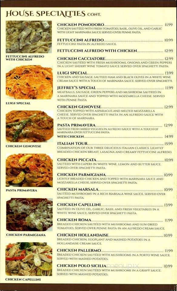 Luigi's Italian Restaurants - Bartlesville, OK menu_pic