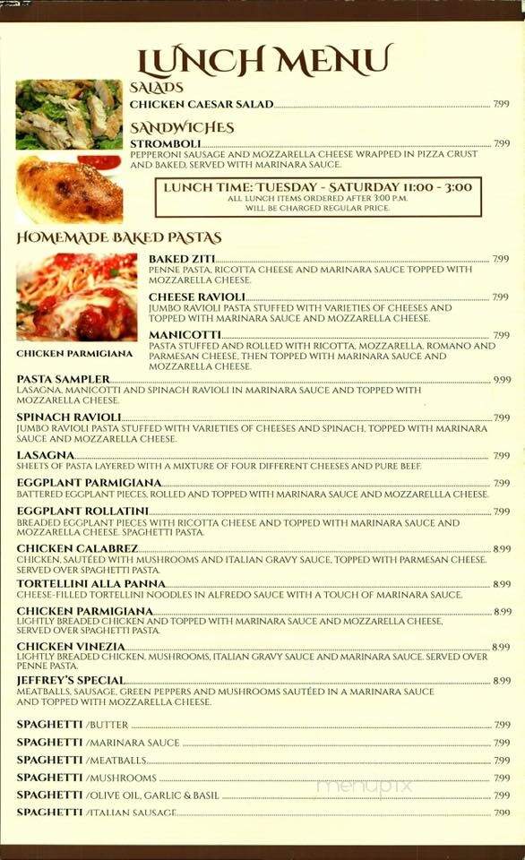 Luigi's Italian Restaurants - Bartlesville, OK menu_pic