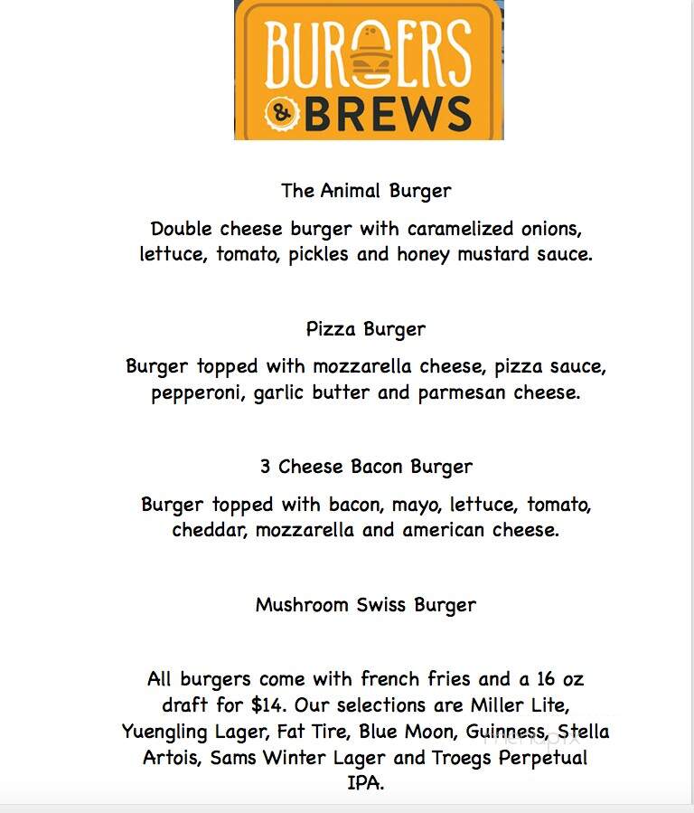 Orlando's - Muncy, PA menu_pic