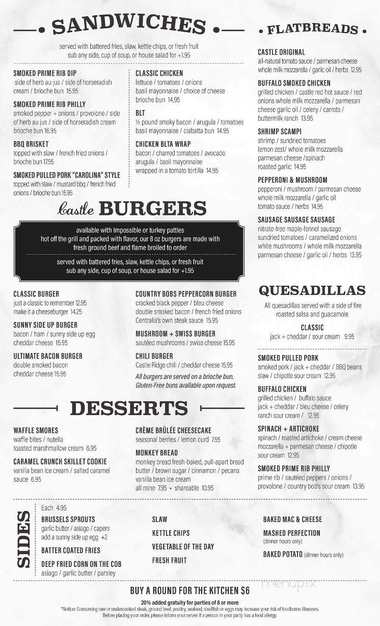 Stonewater at Castle Ridge - Centralia, IL menu_pic