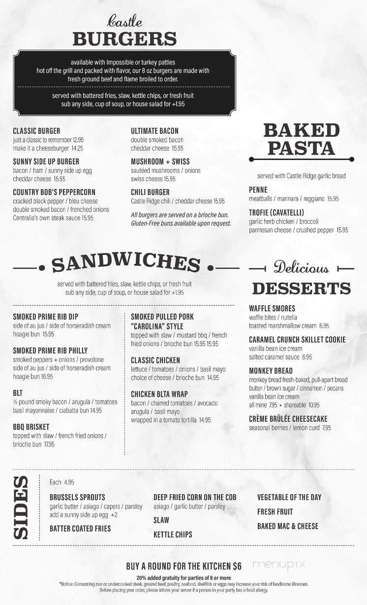Stonewater at Castle Ridge - Centralia, IL menu_pic
