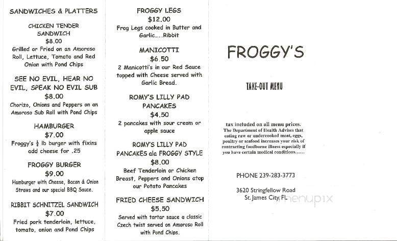 Froggy's - St James City, FL