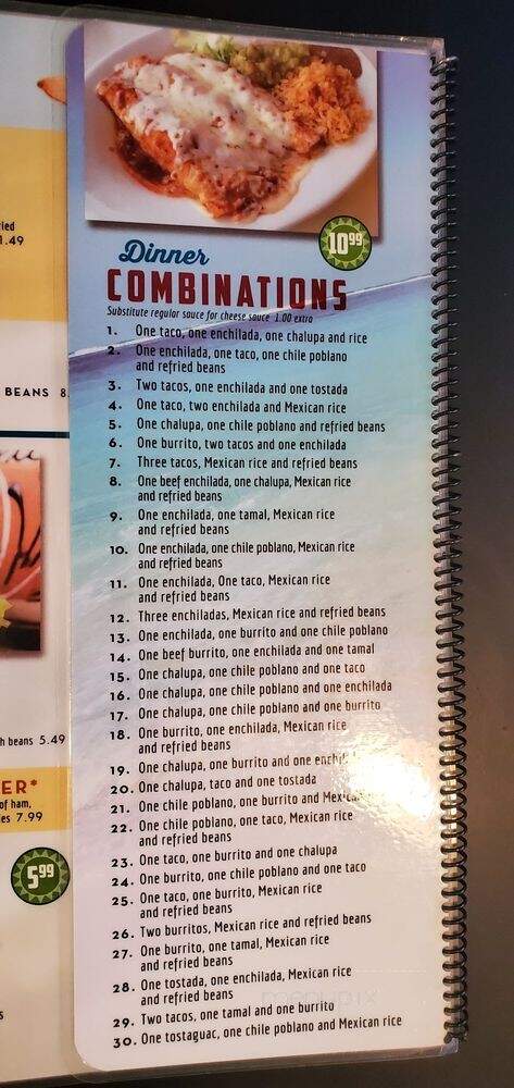 Azul Tequila Bar & Grill - St Joseph, MI menu_pic