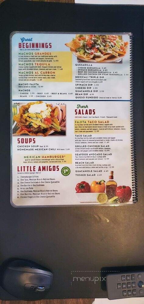 Azul Tequila Bar & Grill - St Joseph, MI menu_pic