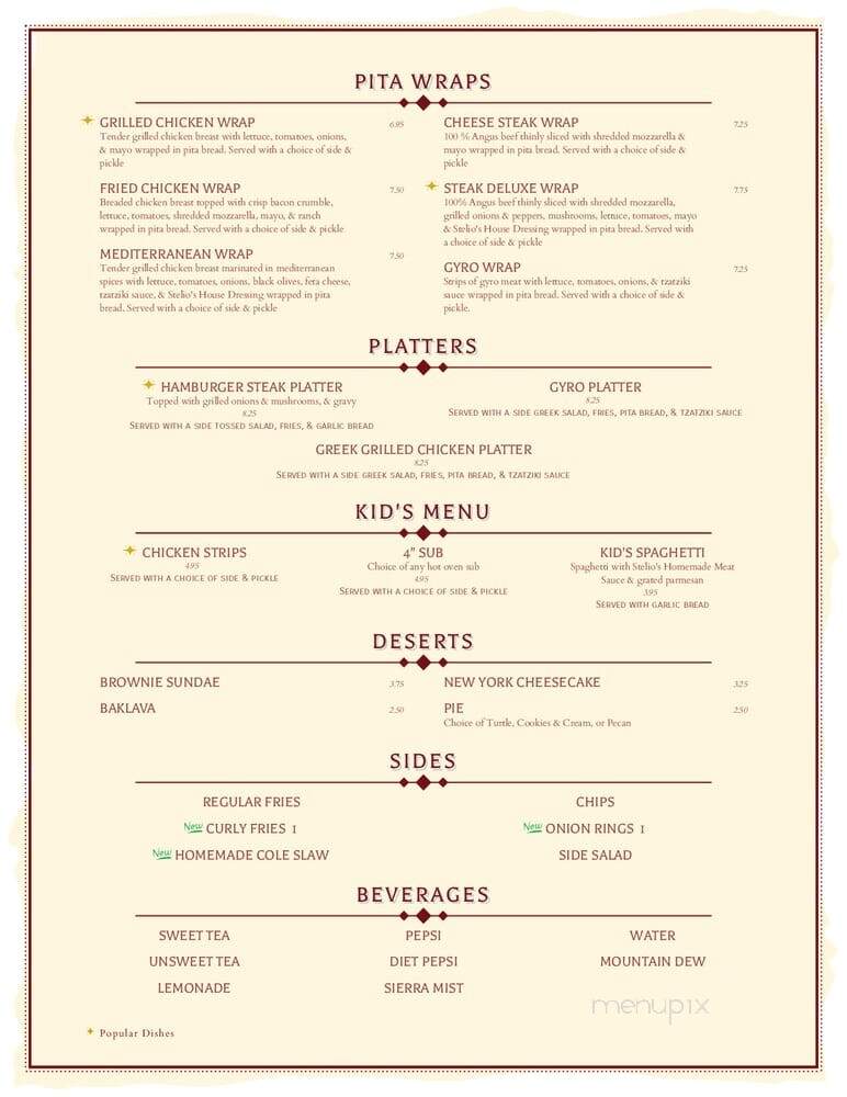 Pizza Time - Bennettsville, SC menu_pic