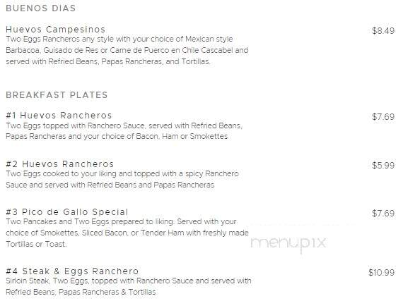 Pico De Gallo - Bushnell, FL menu_pic
