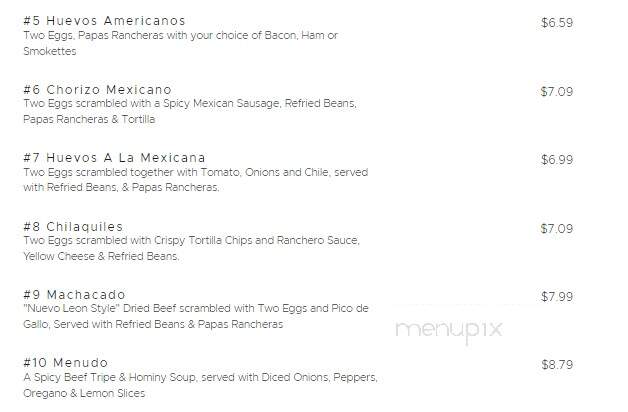 Pico De Gallo - Bushnell, FL menu_pic