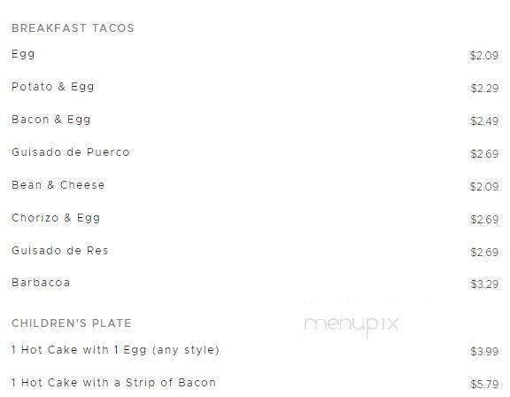 Pico De Gallo - Bushnell, FL menu_pic