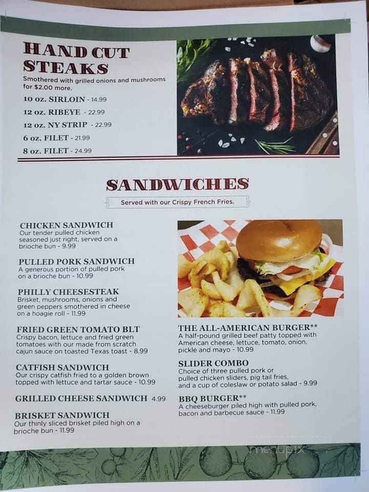 Huckleberry's - Louisa, KY menu_pic