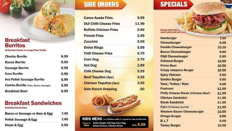 Primo Burgers - California City, CA menu_pic