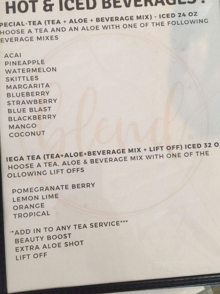 Blend - Weymouth, MA menu_pic