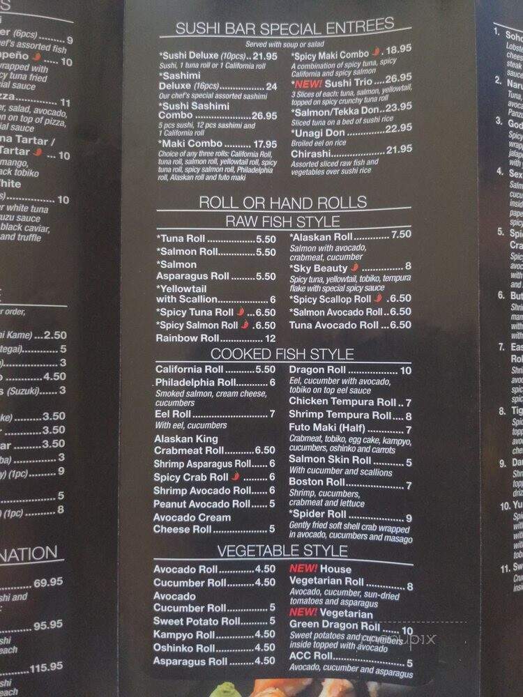 Soho - East Greenbush, NY menu_pic