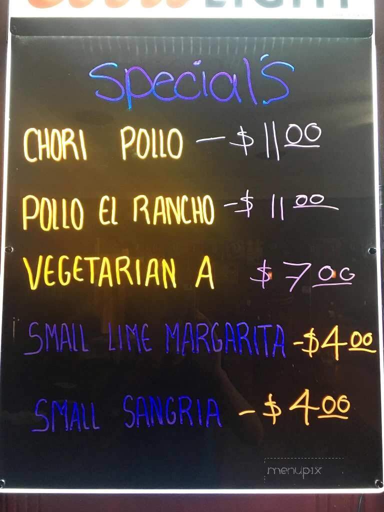 El Rancho Grande - Villa Grove, IL menu_pic
