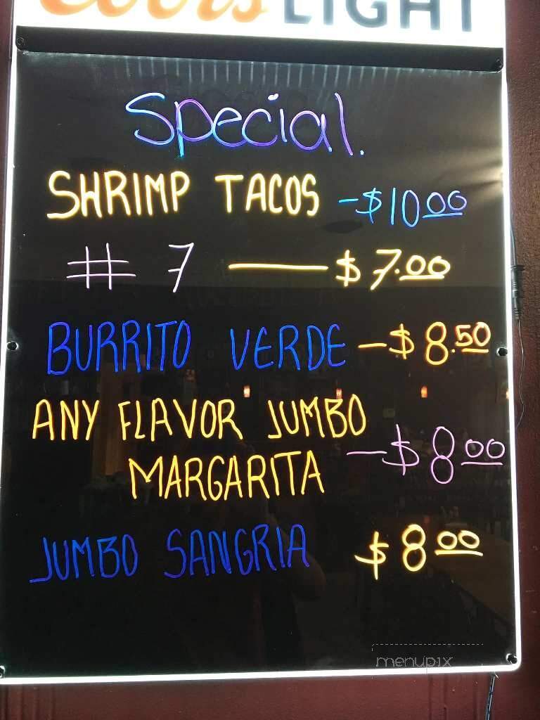 El Rancho Grande - Villa Grove, IL menu_pic