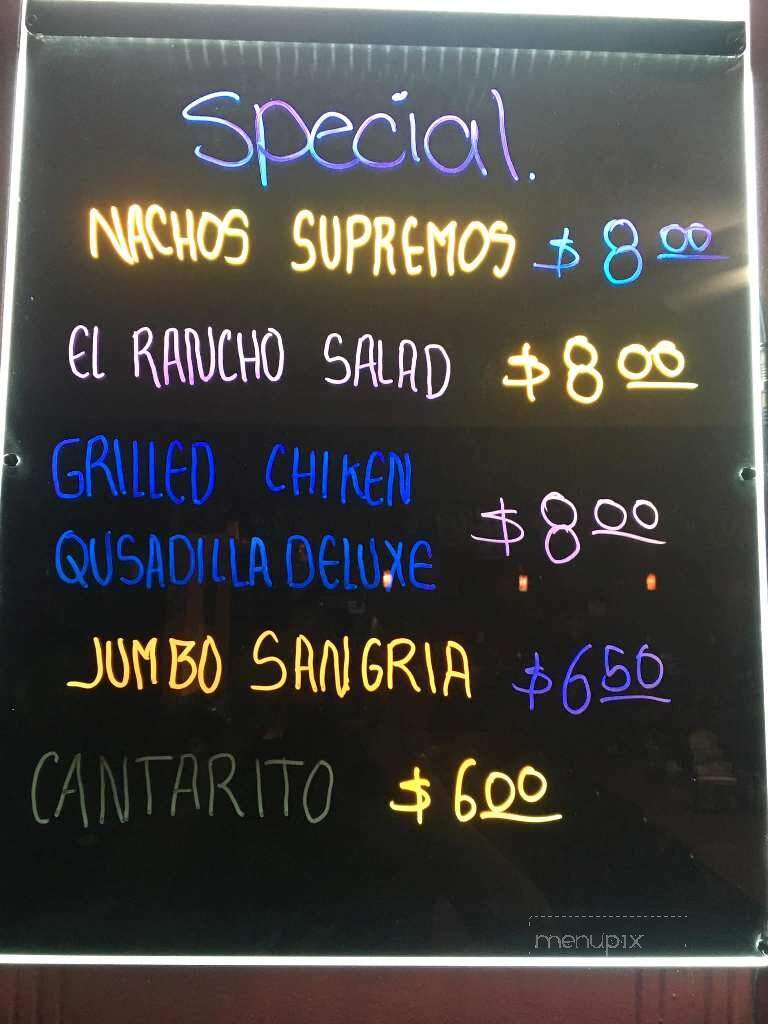 El Rancho Grande - Villa Grove, IL menu_pic