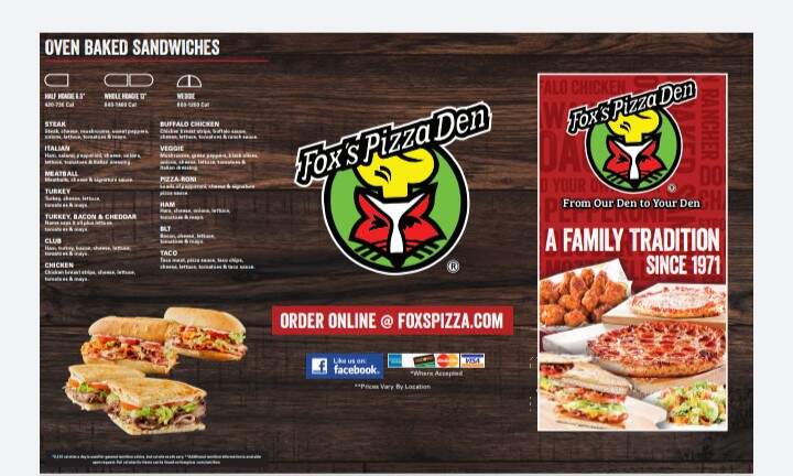 Fox's Pizza Den - Connellsville, PA