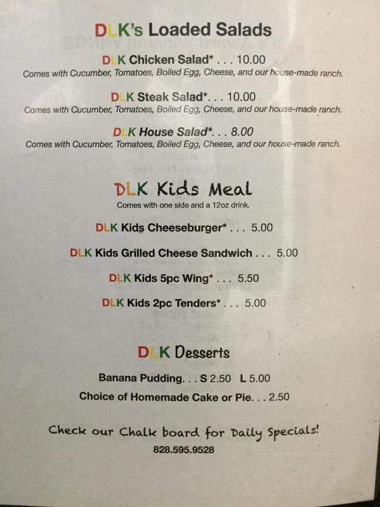 Dreadlife Kitchen - Hendersonville, NC menu_pic