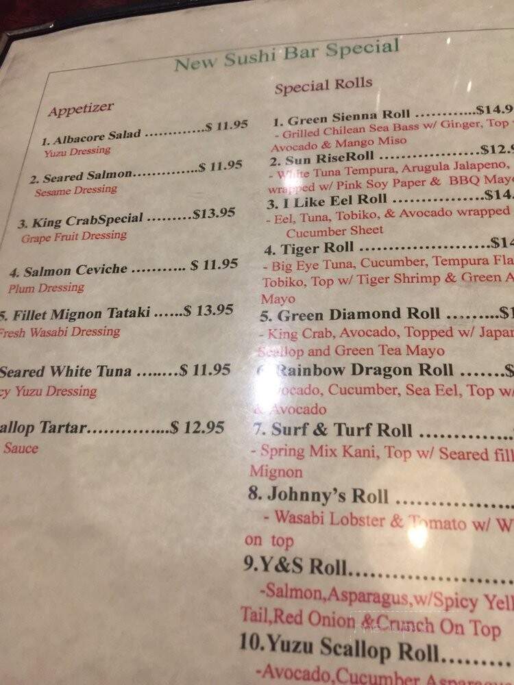 Hanami Japanese Restaurant - Clinton, CT menu_pic