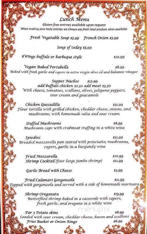 Bella Notte - Brattleboro, VT menu_pic