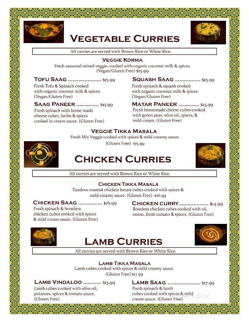 Himalayan Restaurant - Coos Bay, OR menu_pic