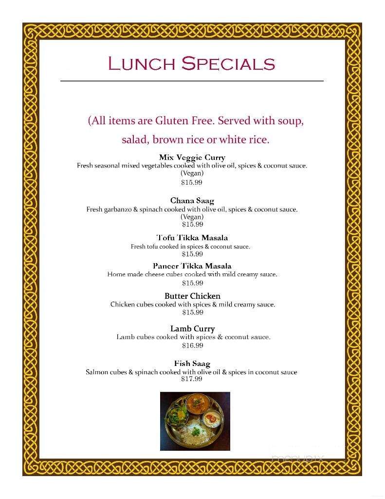 Himalayan Restaurant - Coos Bay, OR menu_pic
