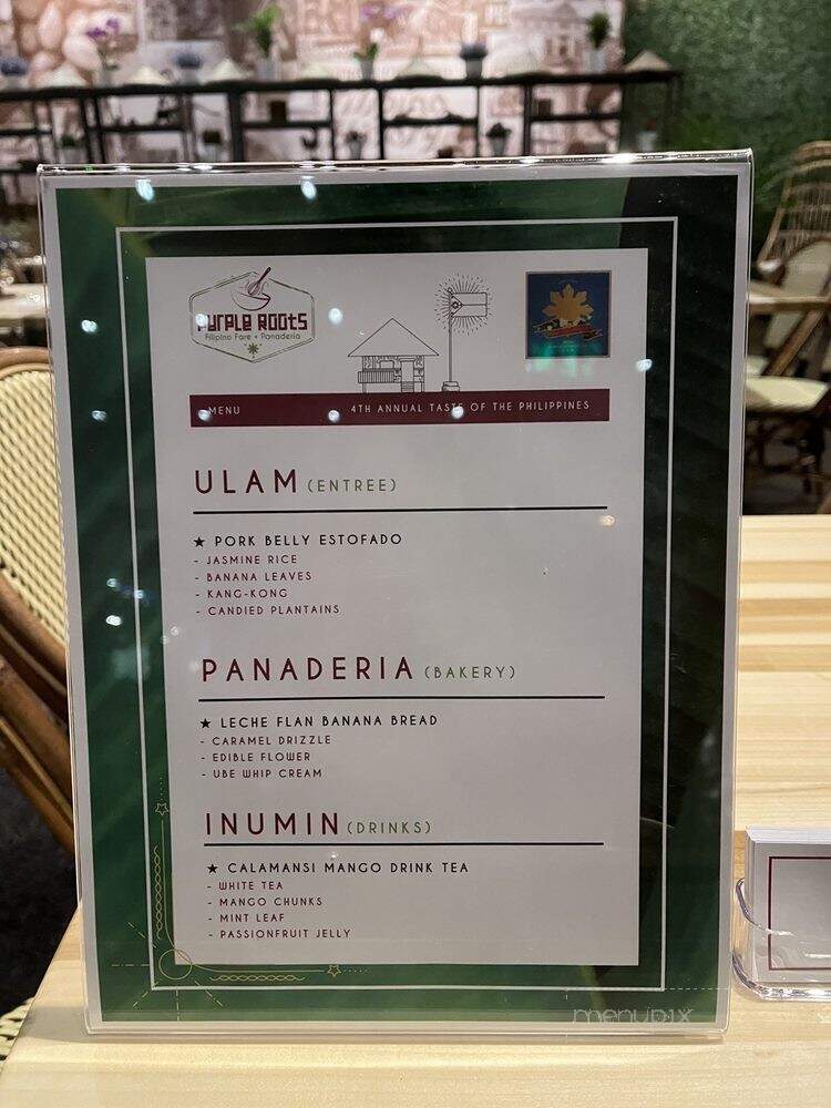 Purple Roots - Jacksonville, FL menu_pic