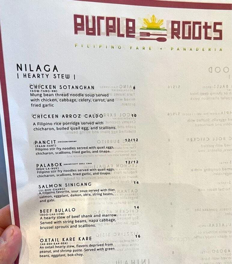 Purple Roots - Jacksonville, FL menu_pic