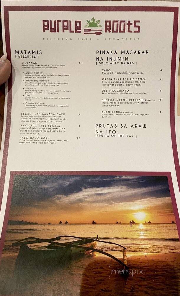 Purple Roots - Jacksonville, FL menu_pic