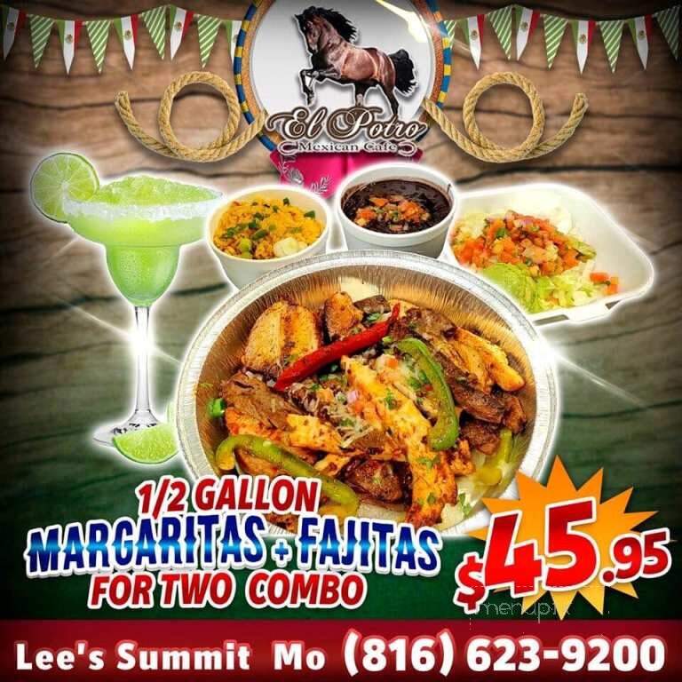 El Potro - Lee's Summit, MO menu_pic